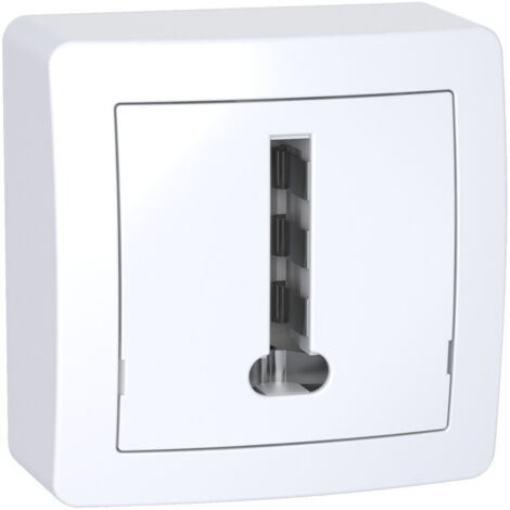 SCHNEIDER ELECTRIC SC5SHN0262366P ALREA TELÉFONO FRANCESA 8 CONTACTOS CON MARCO SUPERFICIE,