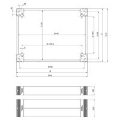 Schneider Electric Sockel 100mm NSYSPS4100