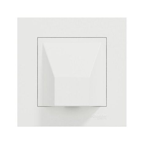 SCHNEIDER ELECTRIC Sortie de câble complet Miluz, SCHNEIDER ELECTRIC, blanc