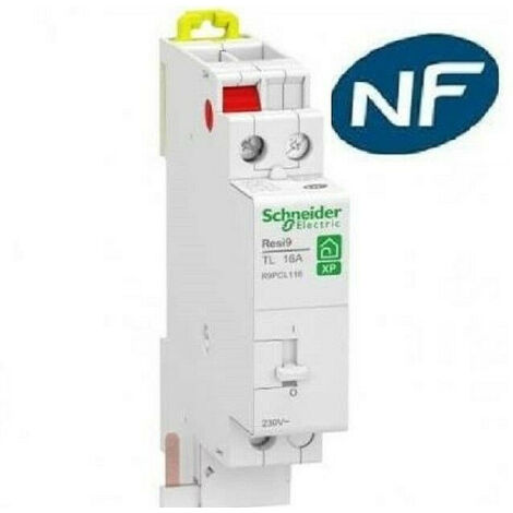 Schneider Electric – Télérupteur unipolaire 16A – 230/250V AC – Modulaire pour tableau électrique – Raccordement à vis – Conforme CE et NF