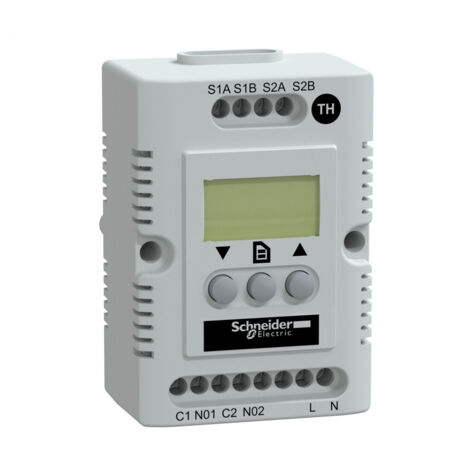 Schneider Electric Thermostat d'armoire de distribution NSYCCOTH230VID 240 V/AC (L x l x H) 44 x 56 x 85 mm 1 pc(s) C888781