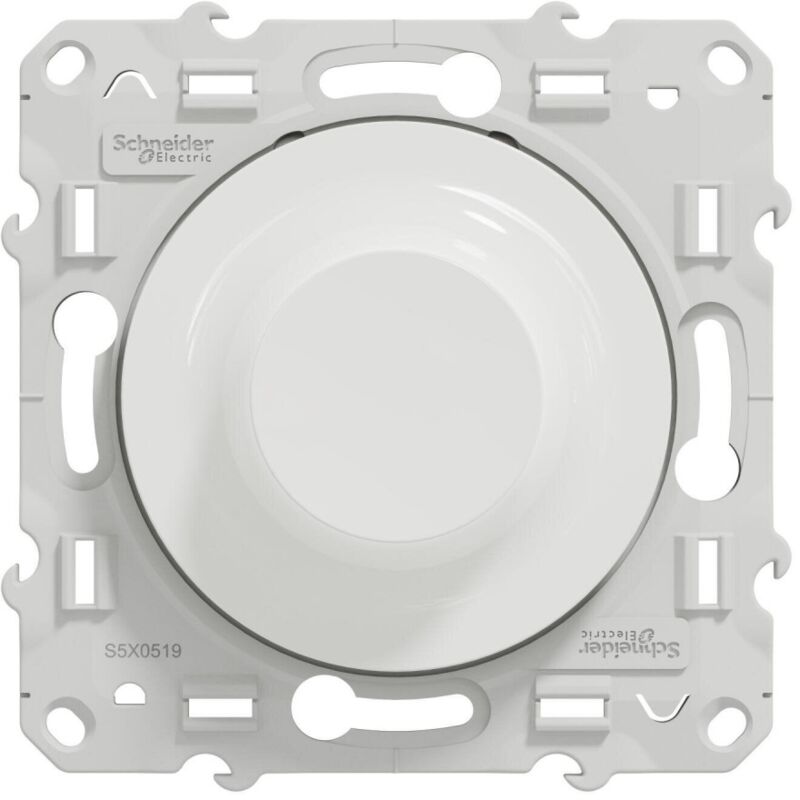 SCHNEIDER ELECTRIC Variateur de lumière universel à assembler Odace, SCHNEIDER ELECTRIC, blanc