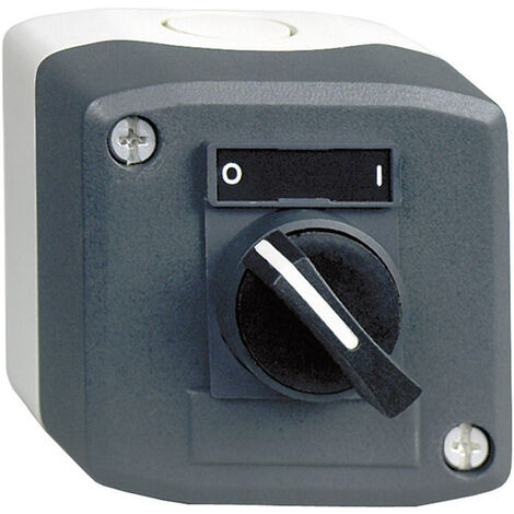 Schneider Electric XALD134 Harmony XALD134 Wahltaste im Gehäuse Drehschalter Dunkelgrau, Hellgrau 1