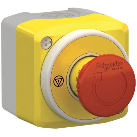 Schneider Electric XALK178W3B140G Not-Aus-Taster im Gehäuse   1 Schließer, 2 Öffner IP66, IP67, IP69