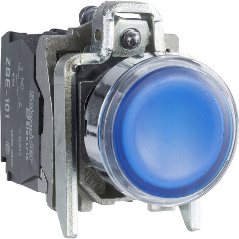 Schneider Electric XB4BW36B5 Harmony XB4BW36B5 Drucktaster Betätiger flach 1 Taste Blau  Druckentrie