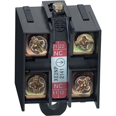 SCHNEIDER ELECTRIC XE2NP2141 ELÉMENTS DE CONTACTS POUR INTERRUPTEUR DE POSITION, DÉPENDANTE, SIMULTANÉ, 2 PÔLES, 10 A, 300-500V