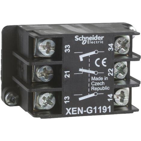 Schneider Electric XENG1191 XENG1191 Contatto ausiliario 1 NC, 2 NA 1 pz.