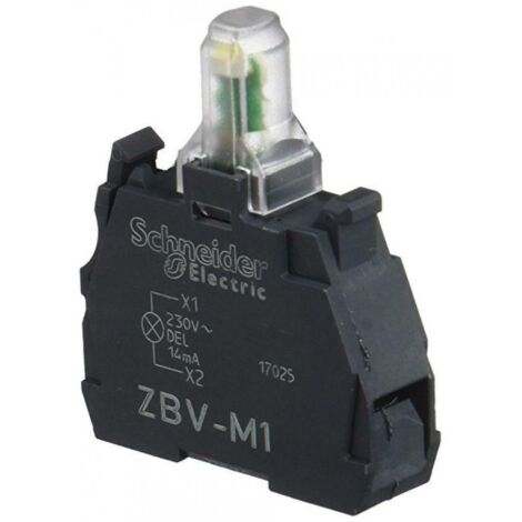 Schneider elemento luminoso con led integrato bianco