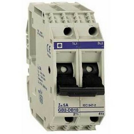 Schneider GB2DB22 Disjoncteur pour circuit de contrôle GB2DB 20 A 2P 2d