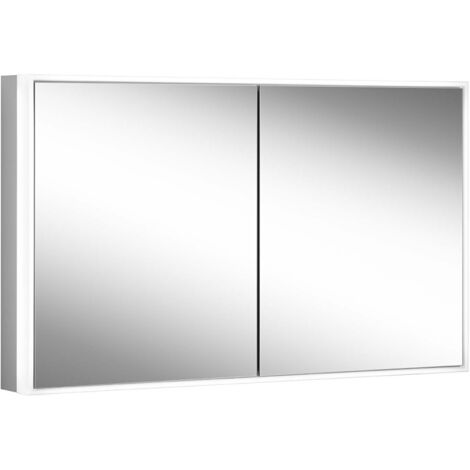 Schneider GLOW classic HCL Spiegelschrank, 2 Türen 60/60cm,