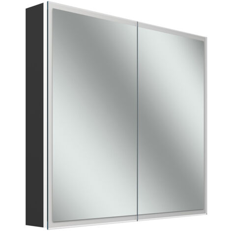 Schneider GLOW D2W Spiegelschrank, 2 Türen 40/40cm,