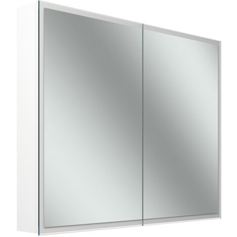 Schneider GLOW D2W Spiegelschrank, 2 Türen 45/45cm,