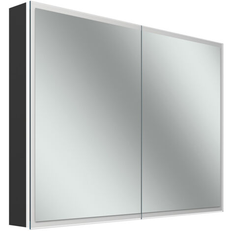 Schneider GLOW D2W Spiegelschrank, 2 Türen 50/50cm,