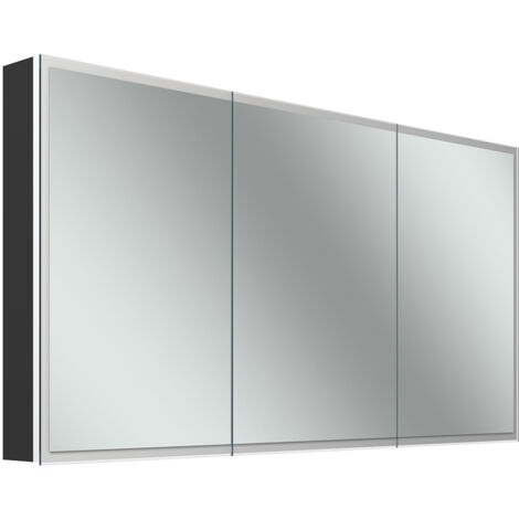 Schneider GLOW D2W Spiegelschrank, 3 Türen 45/50/45cm,