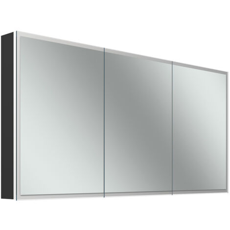 Schneider GLOW D2W Spiegelschrank, 3 Türen 50/50/50cm,
