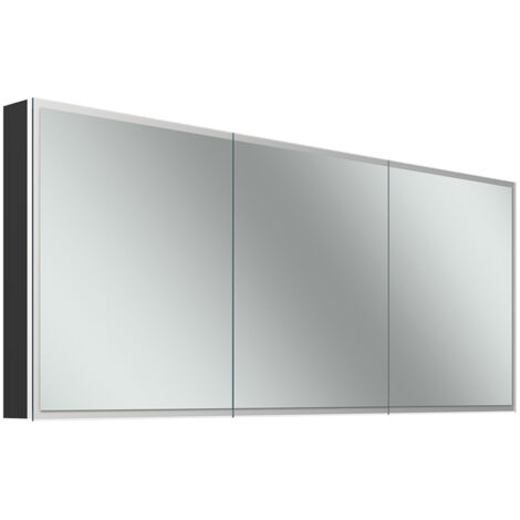 Schneider GLOW D2W Spiegelschrank, 3 Türen 60/60/60cm,