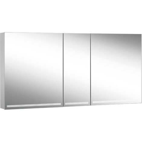 Schneider GRACE LED-Spiegelschrank, 3 Türen 60/30/60cm, Anschlag