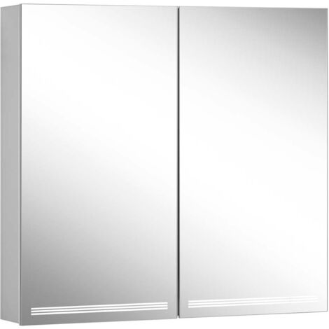 Schneider GRACE TW Lichtspiegelschrank, 2 Türen 40/40cm,