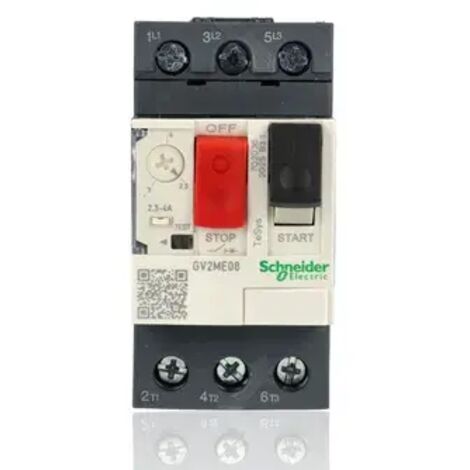 SCHNEIDER GV2ME08 - Salvamotore 2,5-4A 2,5 Moduli