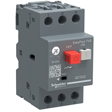 SCHNEIDER GZ1E07 1.6-2 TÉLÉVISEURS EASYPACT DISJONCTEUR MOTEUR, BLANC SCHNEIDER ELECTRIC