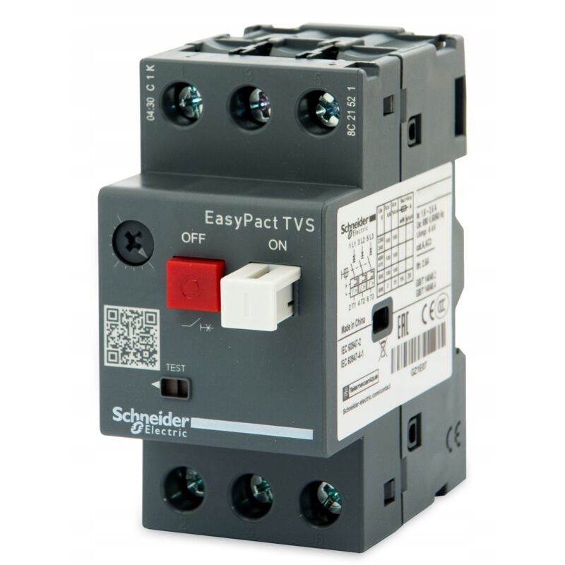Schneider - easypact tvs - interrupteur moteur magnéto-thermique 4.0..6.3A