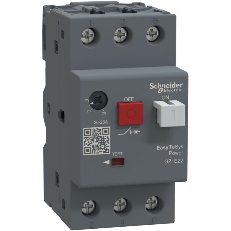 Schneider GZ1E22 20-25 easypact téléviseurs disjoncteur moteur, blanc Schneider Electric