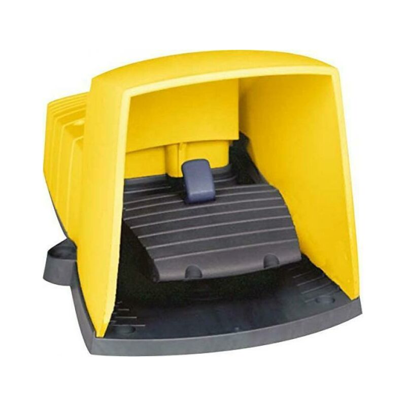 Image of Interruttore a pedale in plastica 1nc+no giallo xpey510 - Schneider