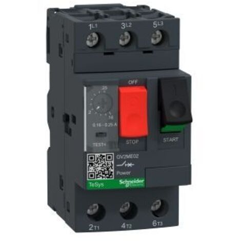 Schneider interruttore automatico salvamotore 9-14a gv2me16