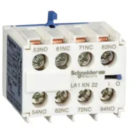 SCHNEIDER LA1KN22 - Blocco contatti ausiliari TeSys - 2 NO + 2 NC - Conn. Faston