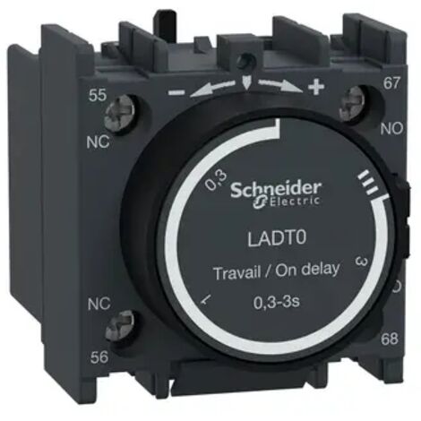 SCHNEIDER LADT0 - Blocco contatti ausiliari TeSys - 1NO + 1NC - Morsetti a vite