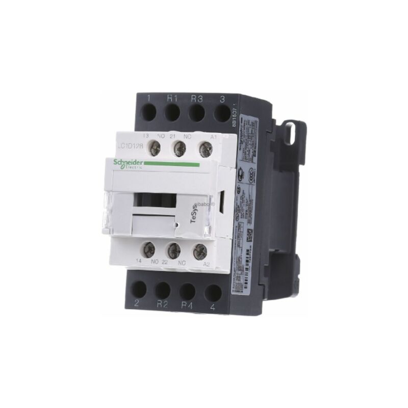 Schneider - LC1D128P7 LC1D series contactor 4P 2N/O + 2N/C 25A 230V TeSys