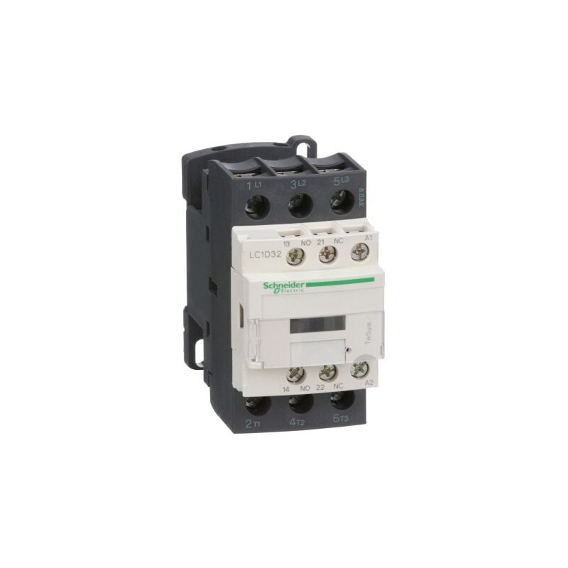 Schneider Electric - Schneider LC1D32G7 Contactor cont 32a 1f plus 1o 120v 50-60