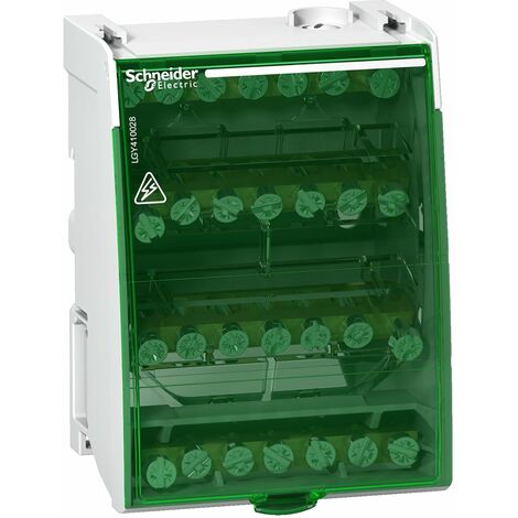 SCHNEIDER ELECTRIC SCHNEIDER LGY410028 Repartidor modular 4P 100A con 28 conexiones
