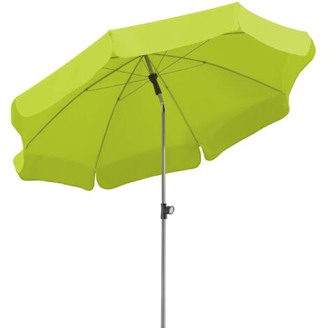 Schneider - Locarno, Ombrellone rotondo, colore: Verde (Apfelgrün), Ø ca. 200 cm