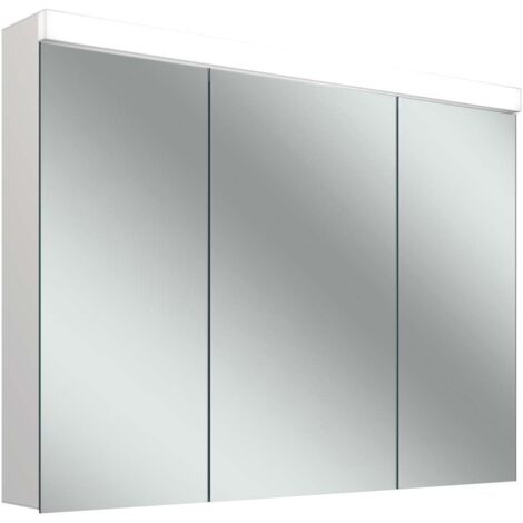 Schneider LOW 15 basic LED-Lichtspiegelschrank, 3 Türen