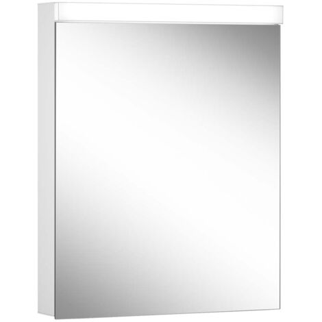 Schneider LOW basic LED-Lichtspiegelschrank, 1 Tür 60cm, Anschlag