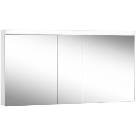 Schneider LOW basic LED-Lichtspiegelschrank, 3 Türen 60/30/60cm,