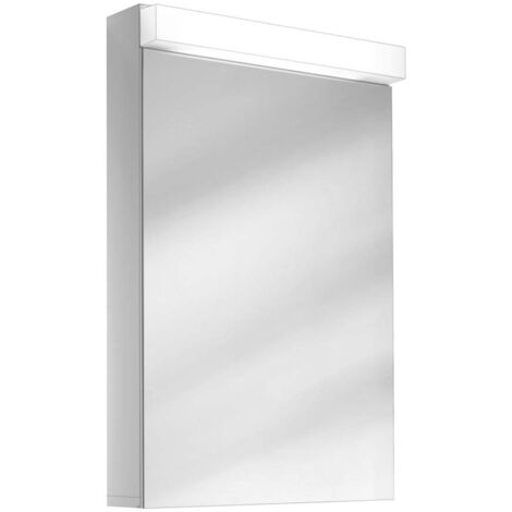 Schneider LOW Line Armoire de toilette LED, 1 porte 50cm, butée