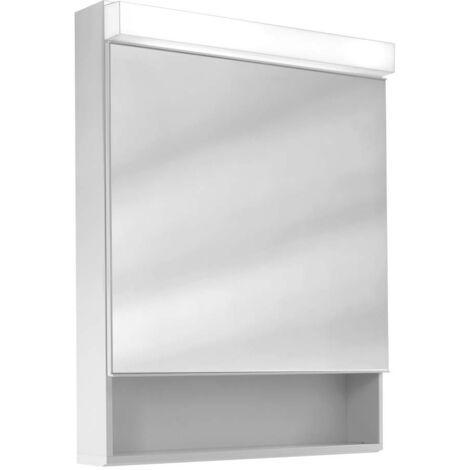 Schneider LOW Line LED-Spiegelschrank, 1 Tür 60cm, Anschlag