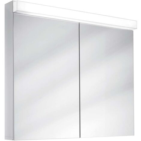 Schneider LOW Line LED-Spiegelschrank, 2 Türen 45/45cm,