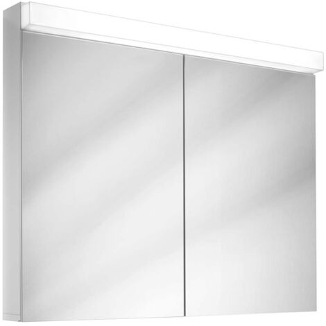 Schneider LOW Line LED-Spiegelschrank, 2 Türen 50/50cm,