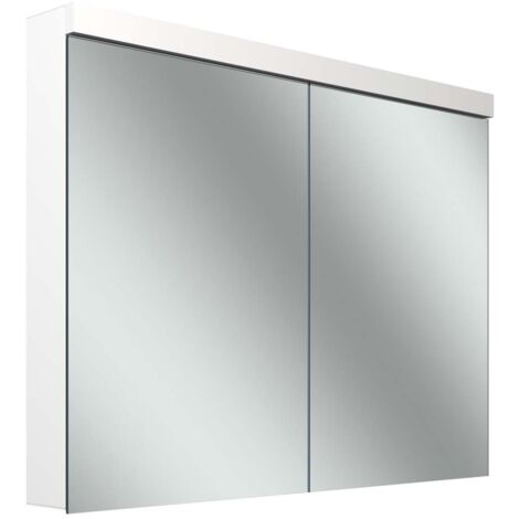Schneider LOW plus LED armoire de toilette, 2 portes 50/50cm,