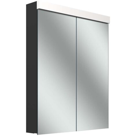 Schneider LOW plus LED-Spiegelschrank, 2 Türen 30/30cm,