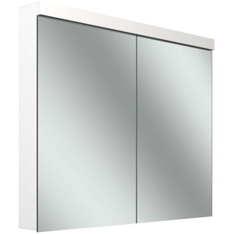 Schneider LOW plus LED-Spiegelschrank, 2 Türen 45/45cm,