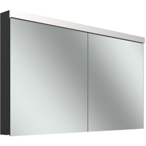 Schneider LOW plus LED-Spiegelschrank, 2 Türen 65/65cm,