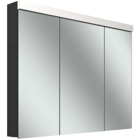 Schneider LOW plus LED-Spiegelschrank, 3 Türen 30/40/30cm,