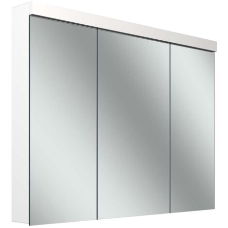Schneider LOW plus LED-Spiegelschrank, 3 Türen 30/40/30cm,