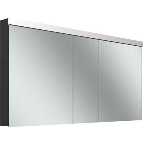 Schneider LOW plus LED-Spiegelschrank, 3 Türen 60/30/60cm,