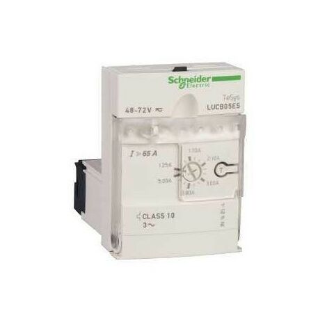 Schneider LUCB12ES Unidad de control escalable TeSys 3-12A 48-72V clase 10