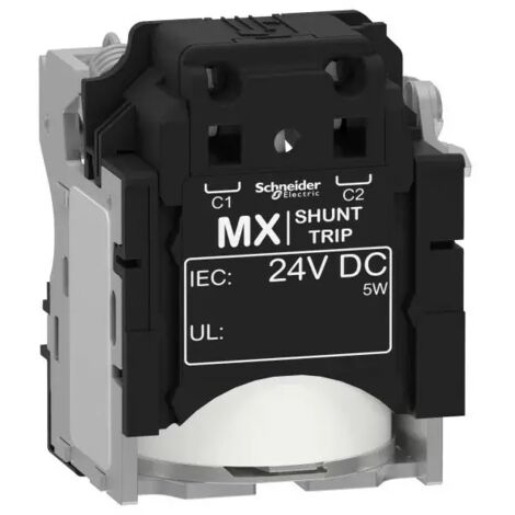 SCHNEIDER LV429390 BOBINA MX 24V DC INTERRUTTORE AUTOMATICO ACCESSORIO NSX100-630